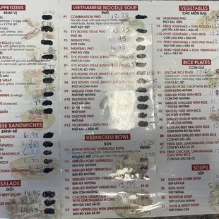 Updated  prices