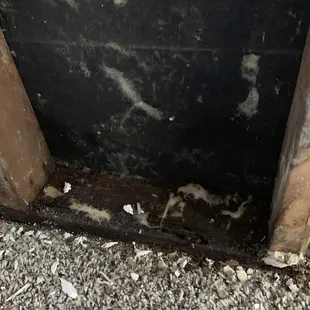 Wall after they ripped everything out then wouldn't fix.