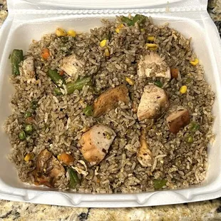 Jerk Chicken Fried Rice
