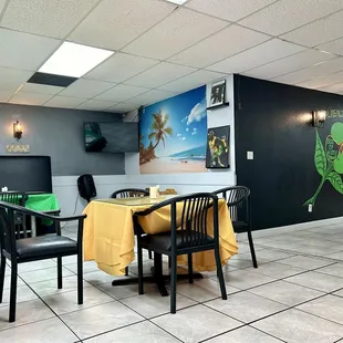 Searing area and decor