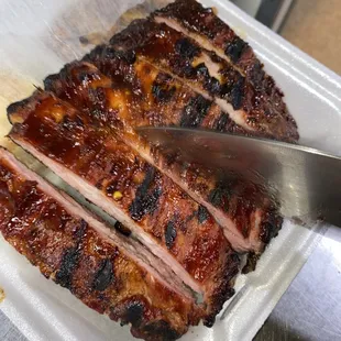 ribs, food