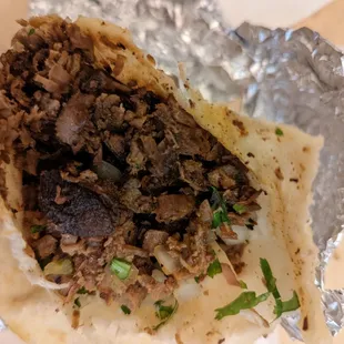 The asada is sooooo dry. It tastes like cardboard. Very disappointed. The end up in the trashcan