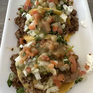 Al pastor and carne asada tacos "the real way"