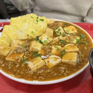 Mapo Tofu Omurice