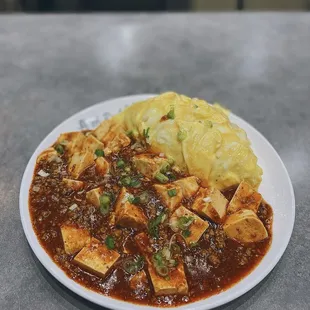 Mapo Tofu Omurice