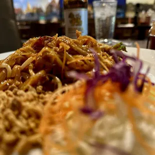 Chicken pad thai super Thai Spicy was fantastic and full of flavor