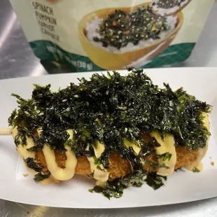 Seaweed Corn Dog