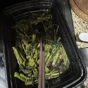 Morning glory stir fry