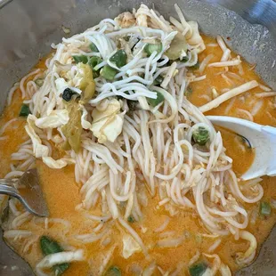 Thai Vermicelli with curry . Good!