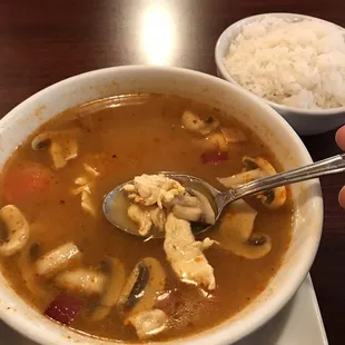 Tom Yum w/Chicken