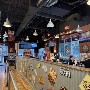 A dining room view, and it's pretty much unchanged.