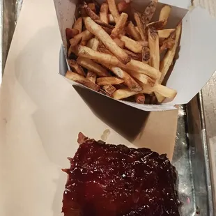 Kids meal - ribs and fries