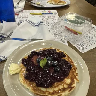 3P. Blueberry Pancakes