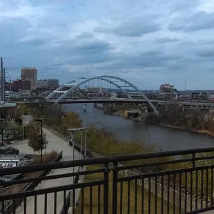 Awesome view of the city from Rolling Mill Hill! Take any Pedicab Tour and get the best skyline shot in Nashville!