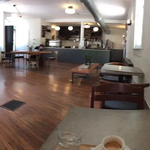 Inside space( they also have outside sitting)