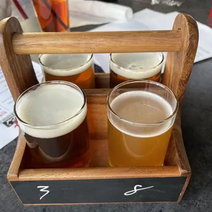 Flight of beer