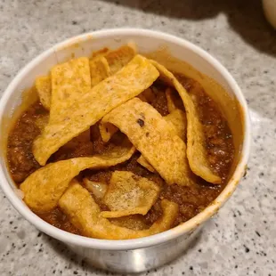 The one good thing in the bag.  Maybe I should have gone with a chili dog.