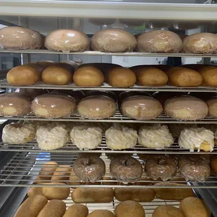 Ready for refills the display case.