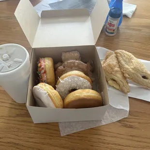 All of this including the iced coffee was $13