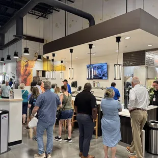 The restaurant and bar area