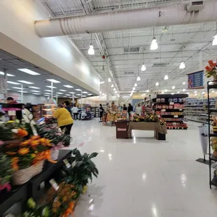 the inside of a grocery store