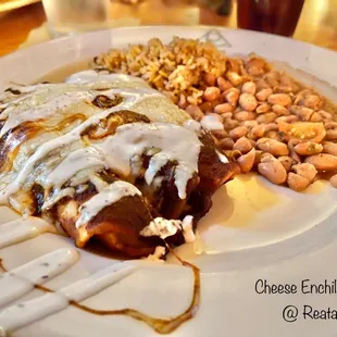 Cheese enchiladas
