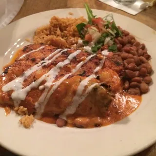 BBQ Shrimp Enchiladas