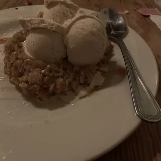 Dutch Oven Apple Crisp with Cajeta