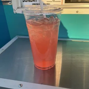 Strawberry watermelon lemonade.