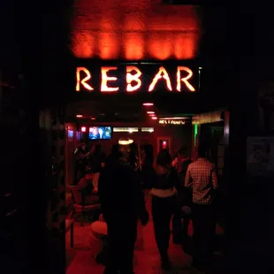 Left side after entrance
