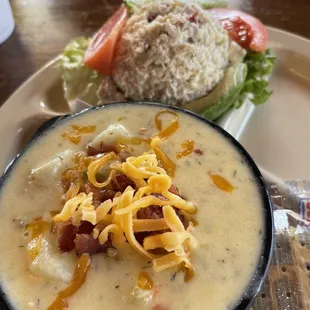  bowl of cheeseburger soup