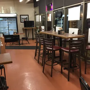 the inside of the restaurant