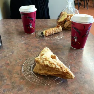 Apple turnover was perfect!