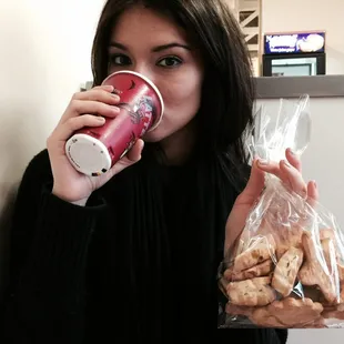 Coffee was delicious and the cookies were amazing!