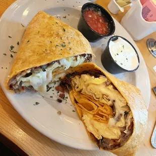 Omelette wrap