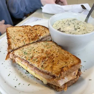 Autumn Turkey Soup with chicken artichoke soup