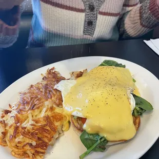Spinach Florentine Benedict