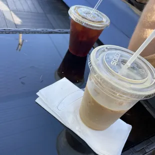 Cold Brew &amp; White Chocolate Mocha Latte