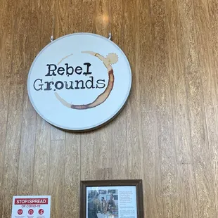 a sign for a restaurant