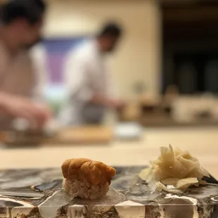 a close up of a plate of food