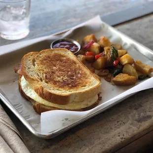 Messy Grilled Cheese