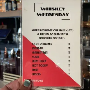 Whiskey Wednesday