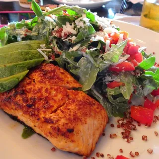 Spiced Seared Salmon Salad