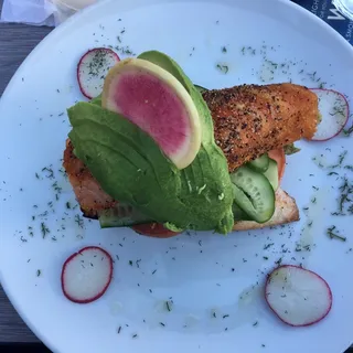 Seared Salmon Toast