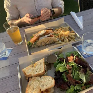 Greek Salmon Pita
