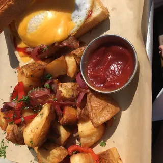 Messy Grilled Cheese