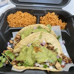 Chicken 2 Street Tacos (Chicken Only)