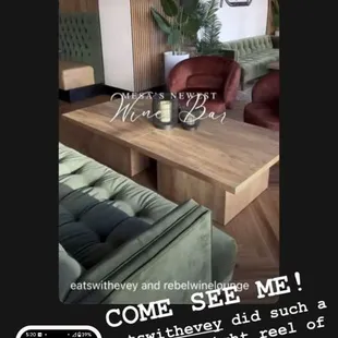 This is a section right when you walk in.