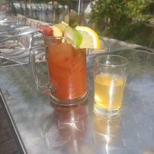 Bloody mary is awesome!  Includes a beer chaser!