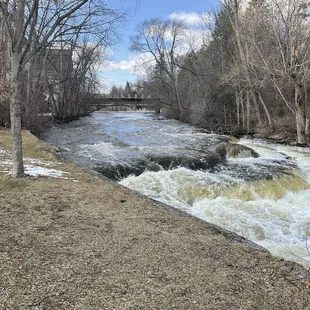 The creek next to brewery.